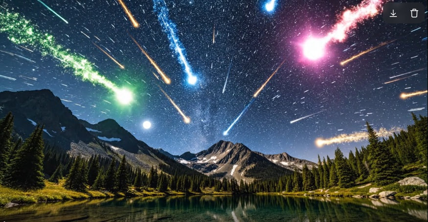 Meteor Shower Spell for Extreme Power to manifest your wishes